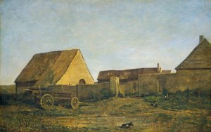 La ferme - Charles Francois Daubigny