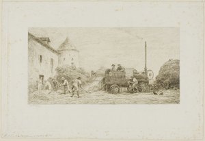 La moissonneuse - Charles Francois Daubigny