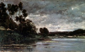 La Rive du fleuve - Charles Francois Daubigny