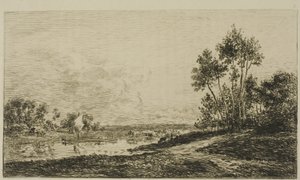 La Seine à Port-Maurin - Charles Francois Daubigny