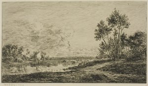 La Seine à Port-Maurin - Charles Francois Daubigny