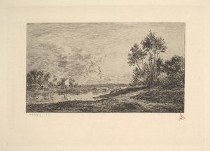 La Seine à Port-Maurin, 1870 - Charles Francois Daubigny