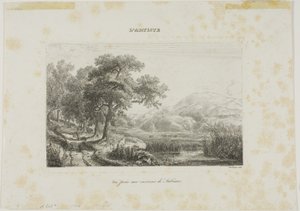Vue prise près de Subiaco - Charles Francois Daubigny