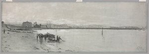 Au bord de la mer - Charles Francois Eustache