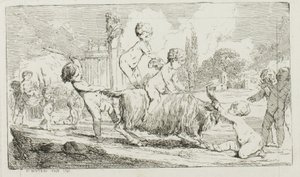 Les enfants jouent - Charles Francois Hutin