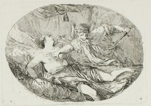 Tarquin et Lucrèce - Charles Francois Hutin