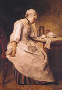 Jeune femme endormie - Charles Francois Hutin