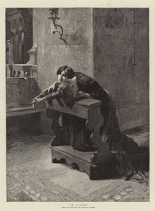 En prière - Charles Frederic Ulrich