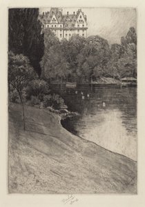 Un coin de Central Park - Charles Frederick William Mielatz