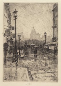 Jour de pluie, Broadway