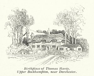 Lieu de naissance de Thomas Hardy, Upper Bockhampton, près de Dorchester