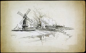 Moulin à vent de Wellington, Barking, Grand Londres - Charles George Harper