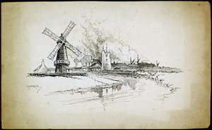 Moulin à vent de Wellington, Barking, Londres, 1892-1933 - Charles George Harper