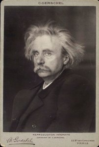 Edvard Grieg, compositeur et pianiste norvégien - Charles Gerschel
