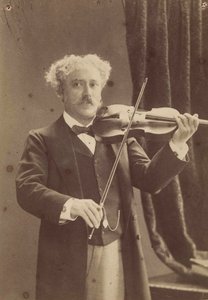 Portrait du violoniste et compositeur Pablo de Sarasate 1844-1908, vers 1890 - Charles Gerschel
