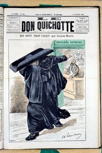 Couverture de "Le Don Quixote", numéro 121, Satirique en Couleurs