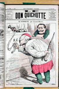 Couverture de "Le Don Quixote", numéro 200, Satirique en Couleurs - Charles Gilbert Martin