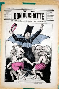 Couverture de "Le Don Quixote", numéro 294, Satirique en Couleurs - Charles Gilbert Martin