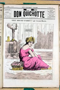 Couverture de "Don Quichotte", numéro 58, Satirique en couleurs - Charles Gilbert Martin