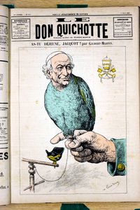 Couverture de "Le Don Quixote", numéro 672, Satirique en Couleurs - Charles Gilbert Martin