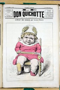Couverture de "Le Don Quixote", numéro 67, Satirique en Couleurs