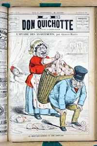 Couverture de "Le Don Quichotte", numéro 908, Satirique en couleurs - Charles Gilbert Martin