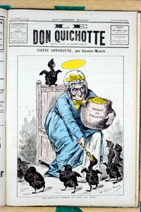 Couverture de "Le Don Quixote", numéro 440, Satirique en Couleurs