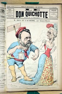Couverture de "Don Quichotte", numéro 804, Satirique en couleurs - Charles Gilbert Martin