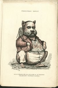 Illustration dans "Contemporary Grimaces" - Charles Gilbert Martin