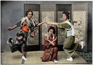 Une danse familiale au Japon