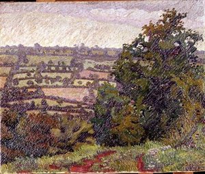 Paysage vert - Charles Ginner
