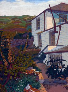 Cottage Penally, Boscastle - Charles Ginner