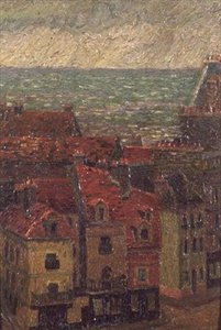 Toits, Le Havre - Charles Ginner