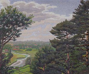 La rivière Avon, près de Salisbury - Charles Ginner
