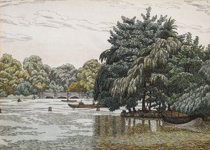 La Serpentine, Hyde Park - Charles Ginner