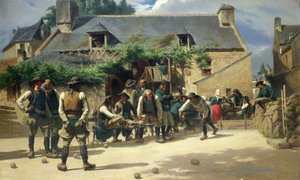 Le Jeu de Boules à Pont-Aven
