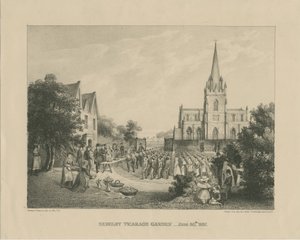 Sedgley - Jardin du Presbytère : imprimé sur zinc, 30 juin 1837 - Charles Girdlestone