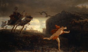 Pentheus poursuivi par les Ménades, 1864 - Charles Gleyre