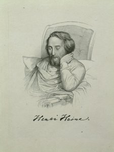 Portrait du poète Heinrich Heine 1797-1856, 1851 - Charles Gleyre