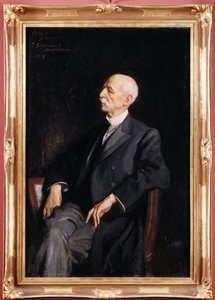 Manuel Patricio Rodriguez Garcia assis dans un fauteuil - Charles Goldsborough Anderson