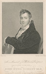 John Syng Dorsey, M.D. - Charles Goodman and Robert Piggot, after Thomas Sully