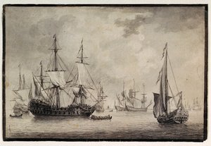 Navire de guerre hollandais, yacht d