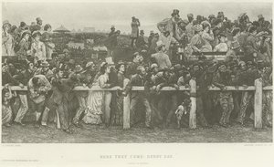 Les voilà : Jour de Derby (gravure)