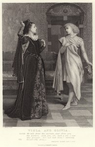 Viola et Olivia, La Nuit des rois, Acte I, Sc V - Charles Green