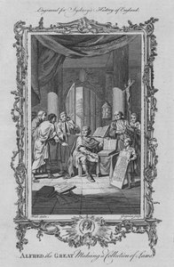 Alfred le Grand faisant une collection de lois, 1773