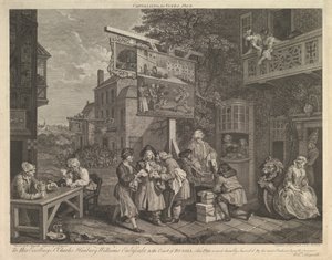 Campagne pour les votes, Planche II : Quatre gravures d