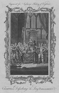 Cromwell dissolvant le Long Parlement, 1773 - Charles Grignion