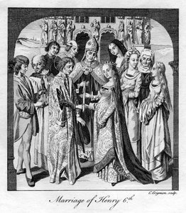 Mariage de Henri VI, 1445, XVIIIe siècle - Charles Grignion
