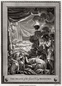 La mort du grand roi Sésostris, Égypte ancienne, 1775