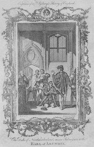 Le duc de Northumberland fait une soumission humiliante au comte d